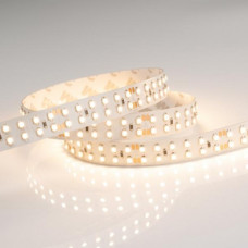 Светодиодная лента QF Premium двухрядная 3528 240 LED/м 19,2 Вт/м 12В (3528-240-24V) IP68 (в прямоугольной ПВХ трубке залитая силиконом), 5м