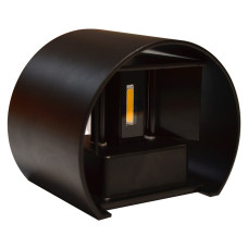 Светильник светодиодный архитектурный настенный двухлучевой MS-G1-501 6W R-WW-BLACK-IP65