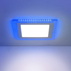 Встраиваемый потолочный светодиодный светильник Elektrostandard DLS024 18W 4200K Blue Встраиваемый потолочный светодиодный светильник Elektrostandard DLS024 18W 4200K Blue