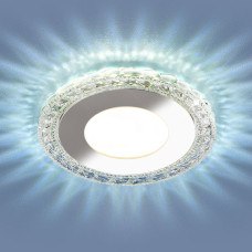 Встраиваемый потолочный светильник со светодиодной подсветкой 9909 LED 8W CL прозрачный