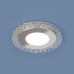 Встраиваемый потолочный светильник со светодиодной подсветкой 9909 LED 8W CL прозрачный