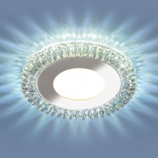 Встраиваемый потолочный светильник со светодиодной подсветкой 9908 LED 8W CL прозрачный
