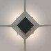 TELLUS графит уличный настенный светодиодный светильник 1606 TECHNO LED