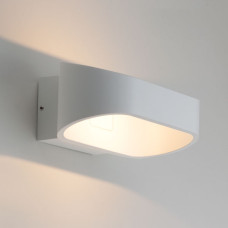 POINT белый уличный настенный светодиодный светильник 1706 TECHNO LED