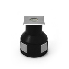 Грунтовый светодиодный светильник B2AS0102-1x2W-CW-30-240V-IP67 симметричный