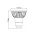 Светодиодная лампа LEDcraft 120 MR16 - 3W