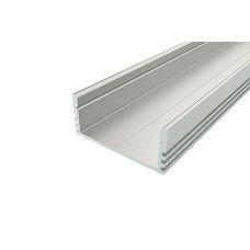 Профиль накладной широкий алюминиевый LC-LP-1228-2 Anod