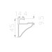 Профиль накладной для полок LC-NP-4535-2 Anod