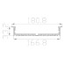 Профиль врезной алюминиевый LC-LPV-32180-2 Anod