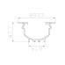 Профиль врезной алюминиевый LC-LPV-4889-2 Anod