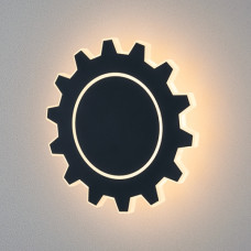Настенный светодиодный светильник Gear L LED черный