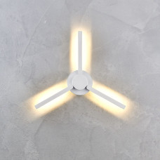 LEVER белый уличный настенный светодиодный светильник 1665 TECHNO LED