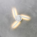 LEVER белый уличный настенный светодиодный светильник 1665 TECHNO LED