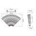 Управляемый светодиодный светильник, бра AKRILIKA SMART SENSOR 10W V-250-CLEAR-220-IP44